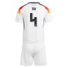 Maillot de Supporter Allemagne Tah 4 Domicile Euro 2024 Pour Enfant